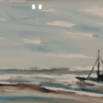 Aquarel, Maya Wildevuur, De kust, 1996